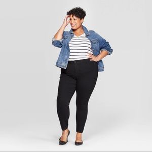 Ava & Viv Black Skinny Jeans 16W